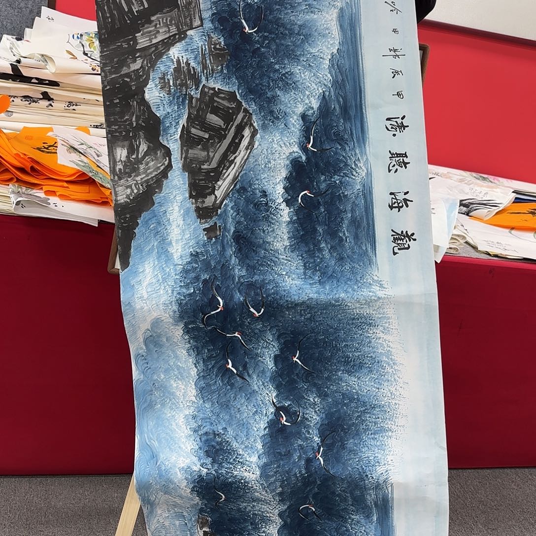 国画国画作品多次在国内外