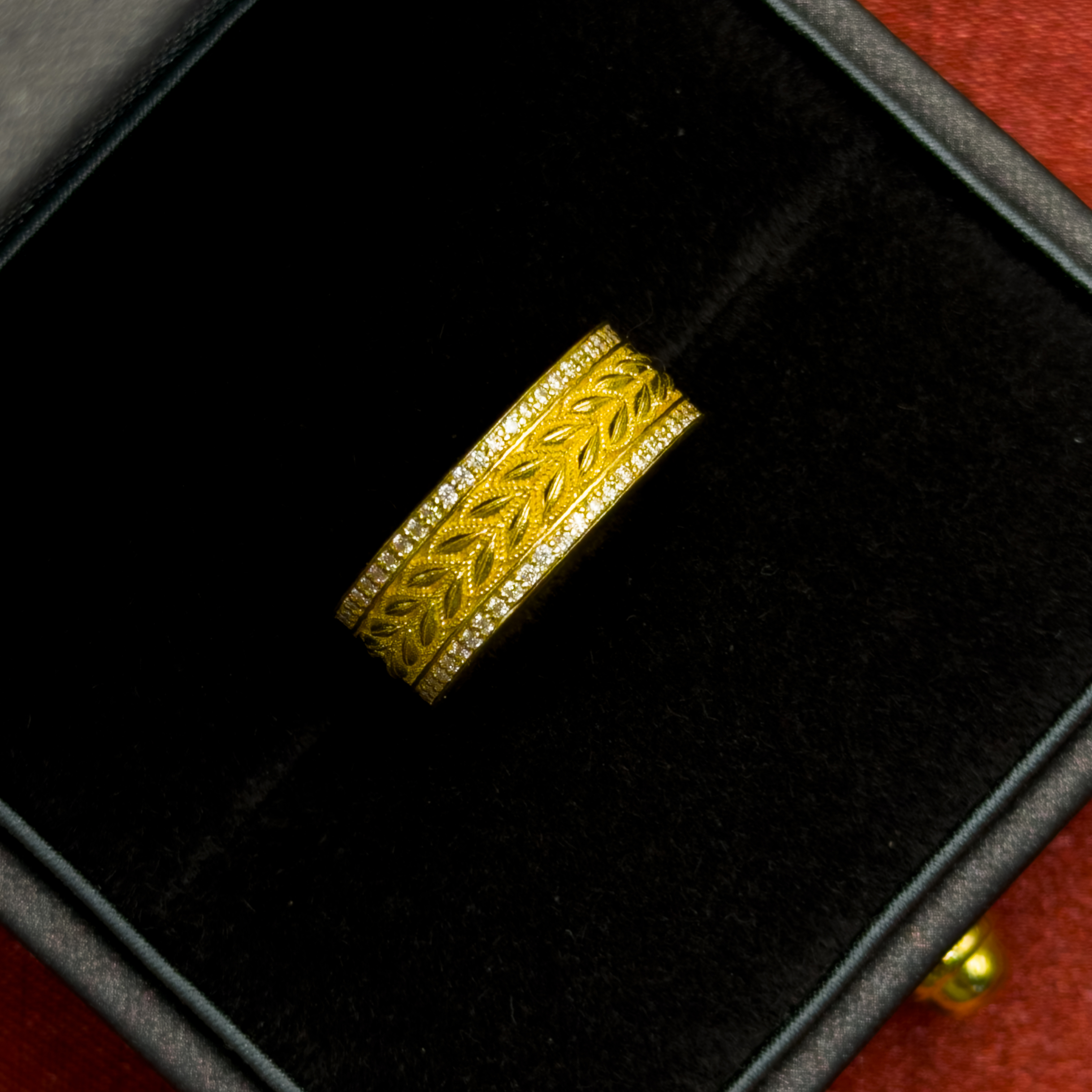  瑞意珠宝黄金足金999【麦穗】戒指/镶嵌黄金首饰