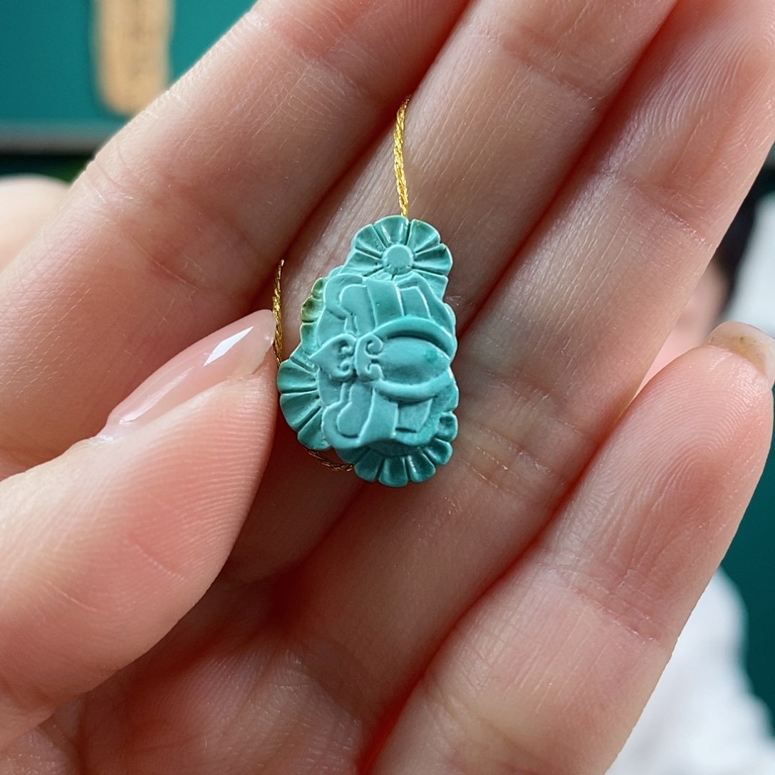 绿松石珠宝奇石未镶嵌