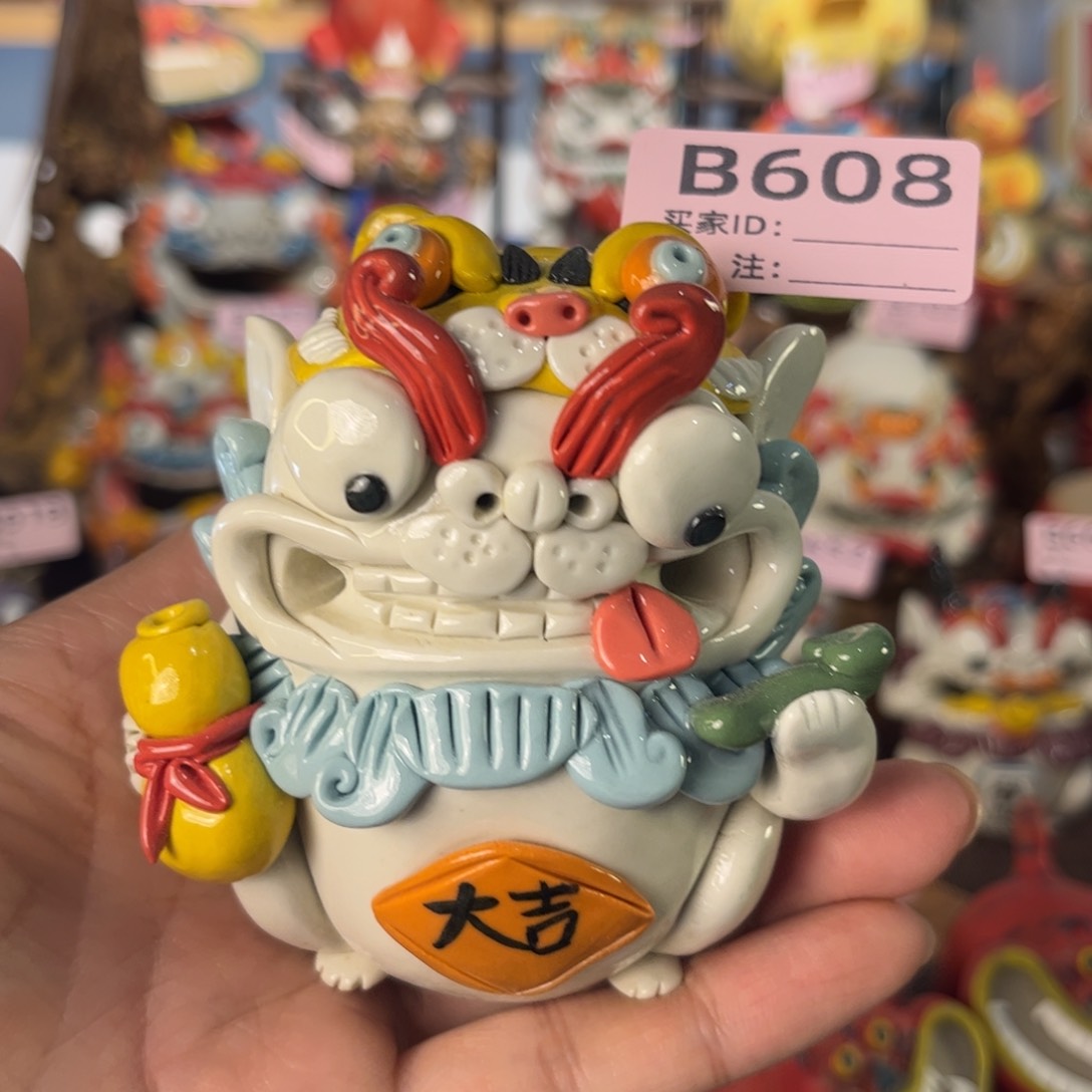 泥塑纯手工茶宠摆件