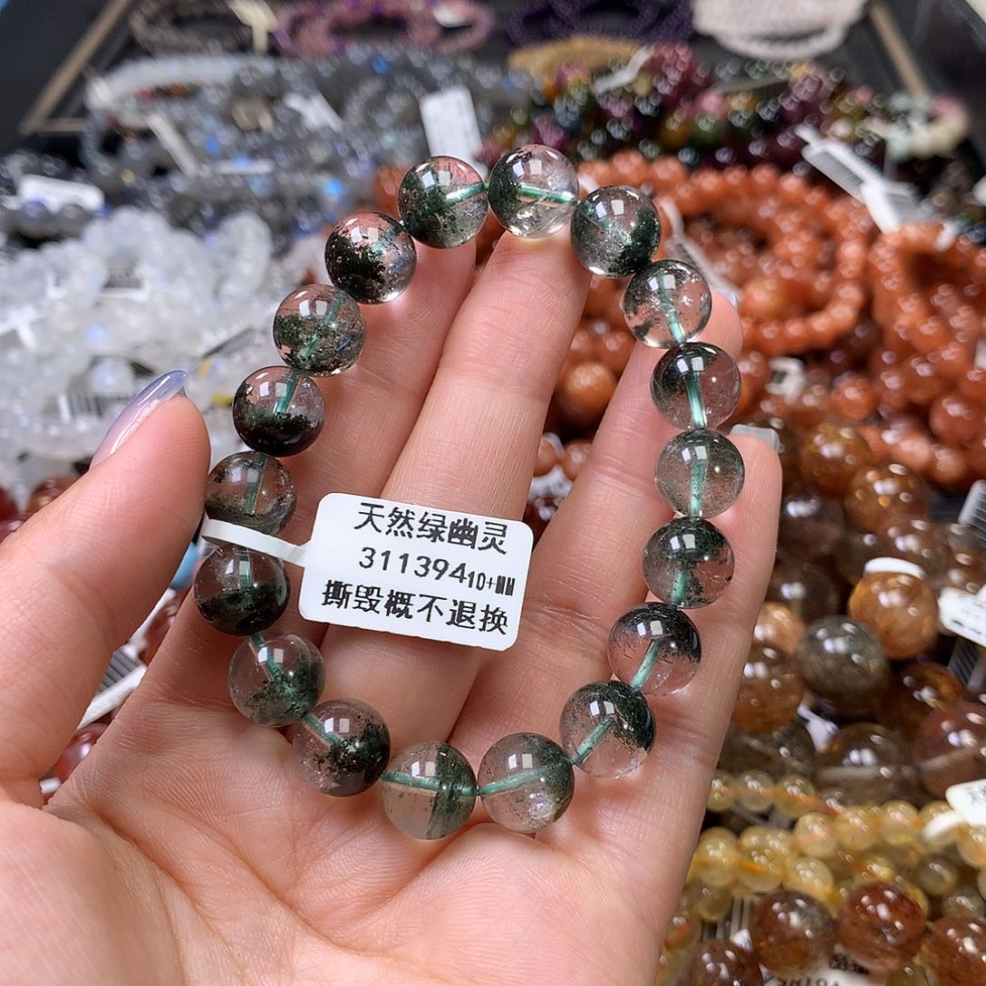 水晶手链未镶嵌，