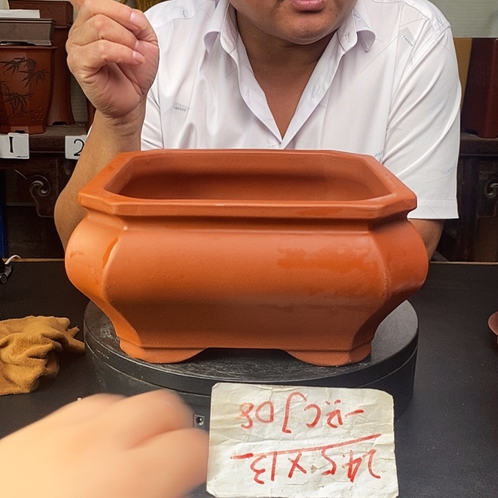 紫砂花盆货号一只CJ08