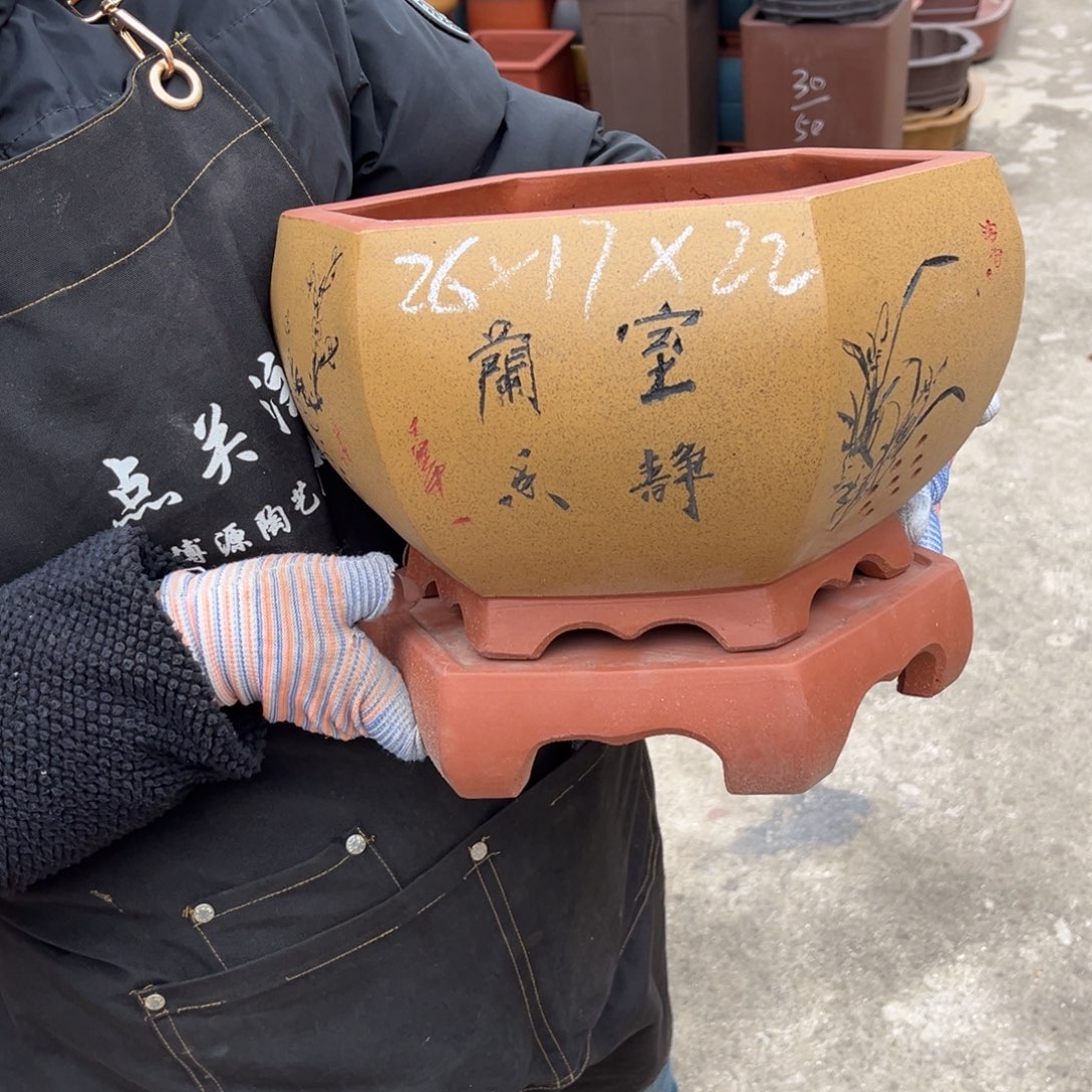 紫砂花盆盆景艺术