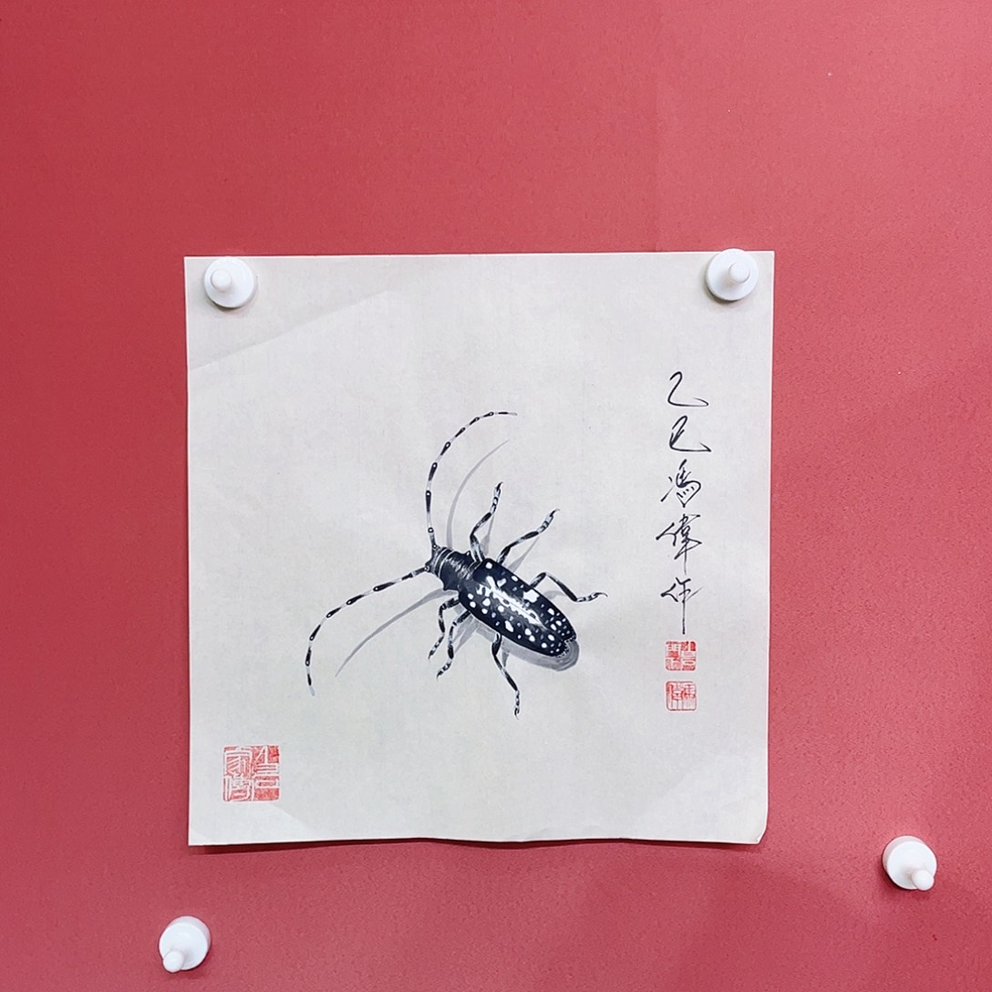 国画冯伟老师手绘国画作品音浩