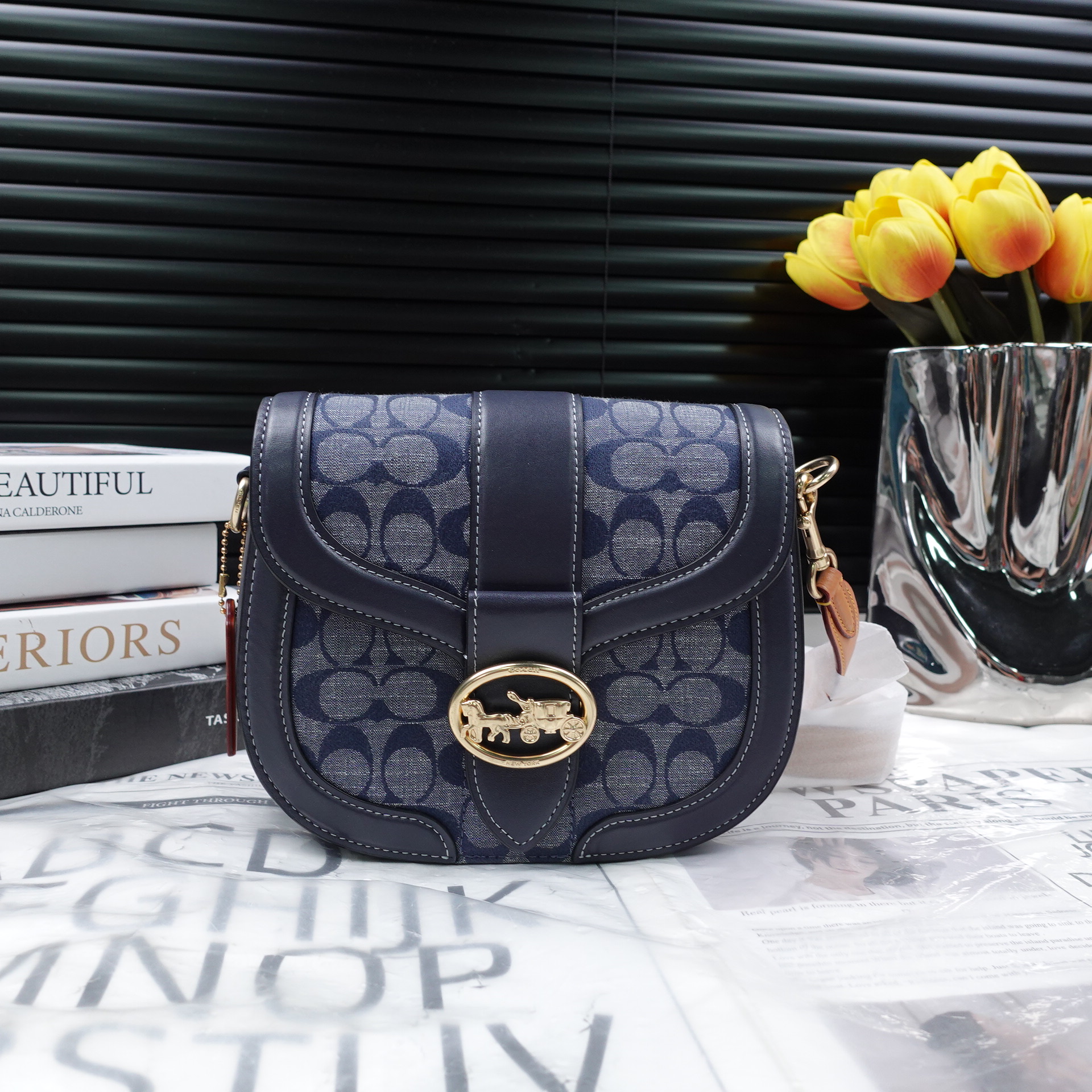 95新 COACH/蔻驰 单肩包/T10291147