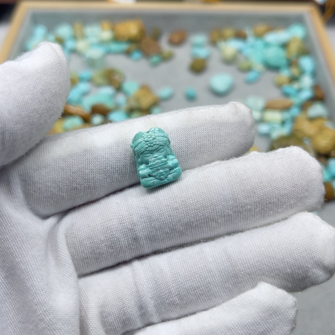 绿松石挂件未镶嵌