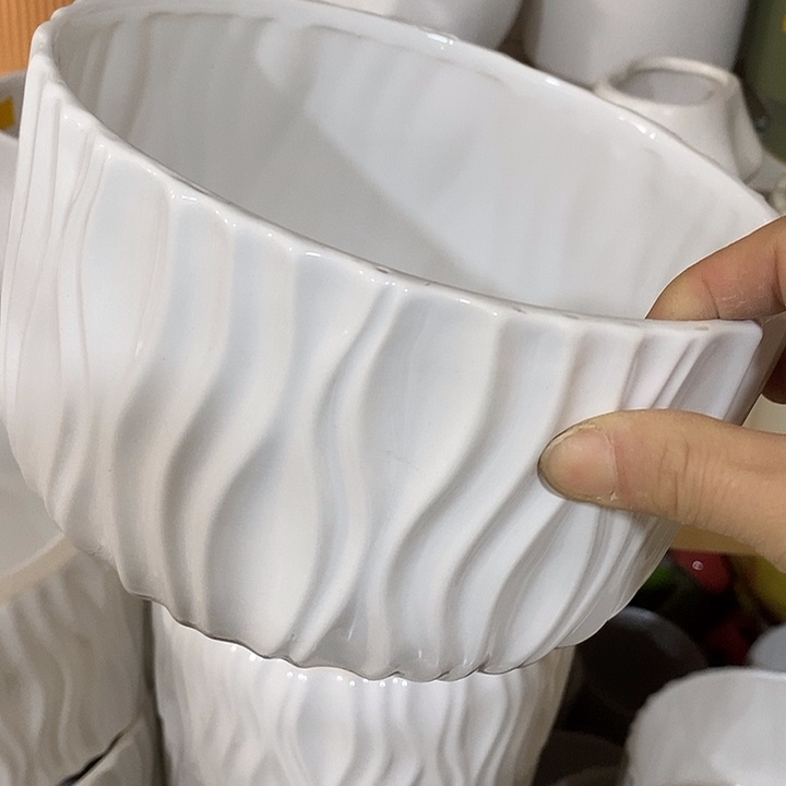 陶摆件陶盆有孔 瑕疵介意勿拍