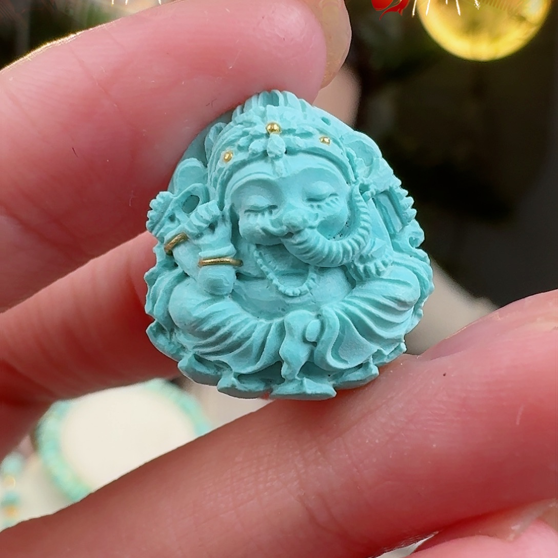绿松石珠宝奇石未镶嵌