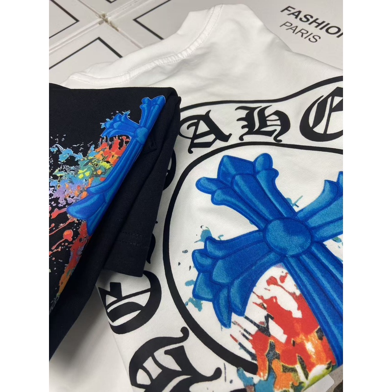 【63号链接】*彩绘十字* 夏季重磅潮牌宽松短袖195