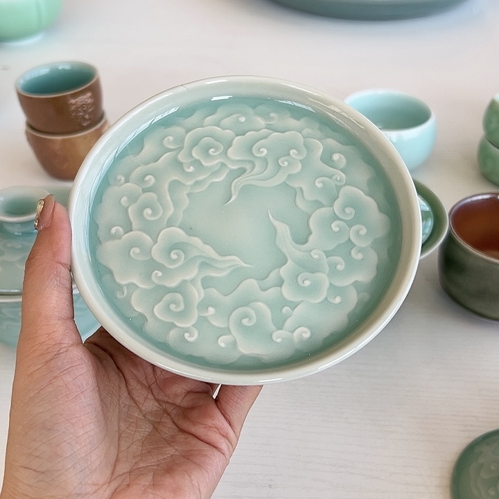 小米茶器龙泉青瓷