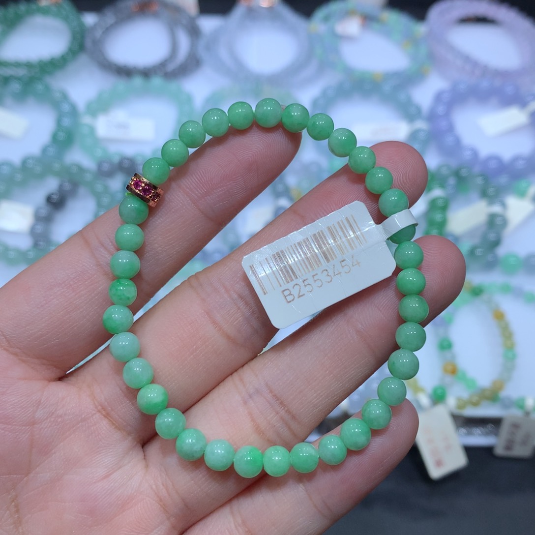 未镶嵌手链翡翠天然