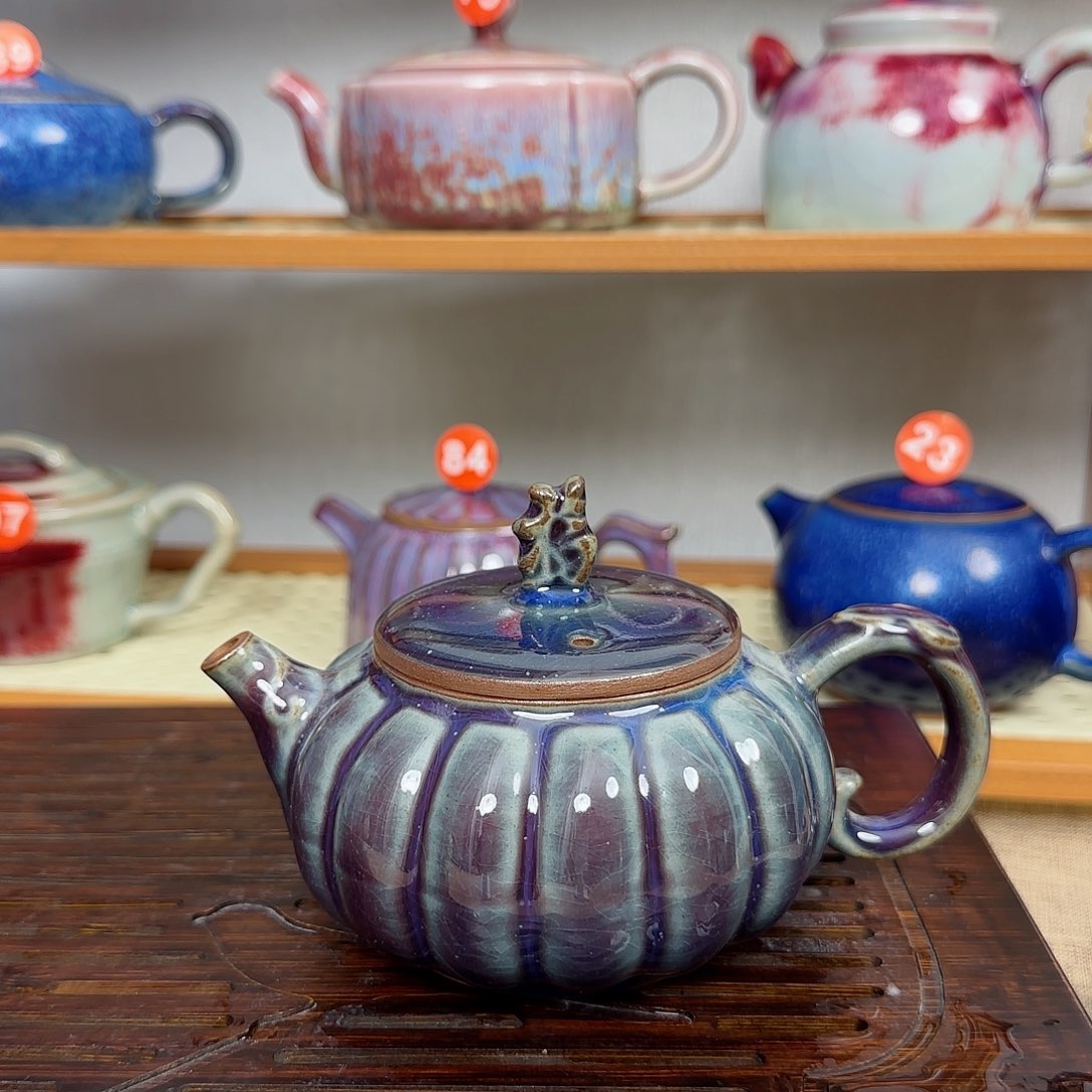 钧瓷福壶茶壶茶壶