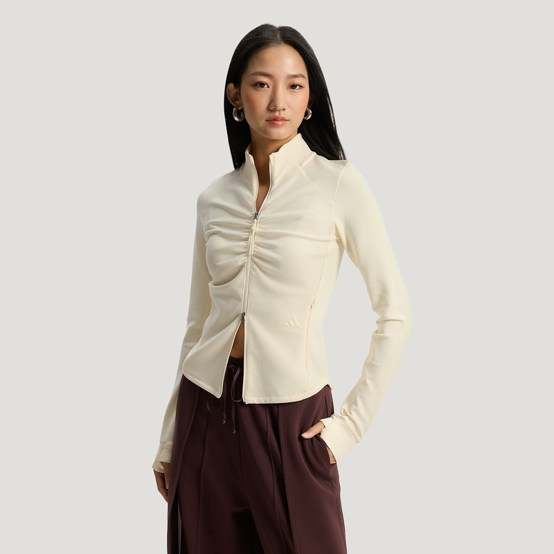 阿迪达斯 （adidas）女子新中式运动休闲夹克外套KU5384