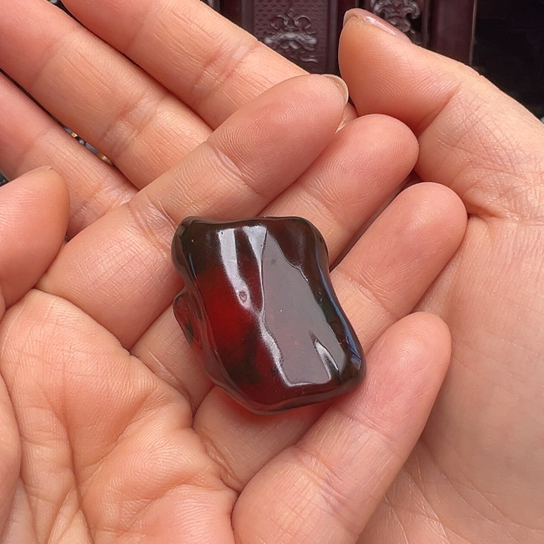 琥珀未镶嵌裸石抚顺琥珀30287。7.7克