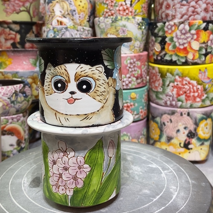 景德镇艺术手绘作品