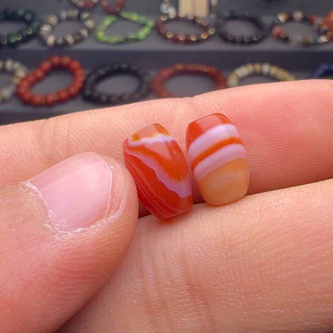 玛瑙/玉髓合金颈饰