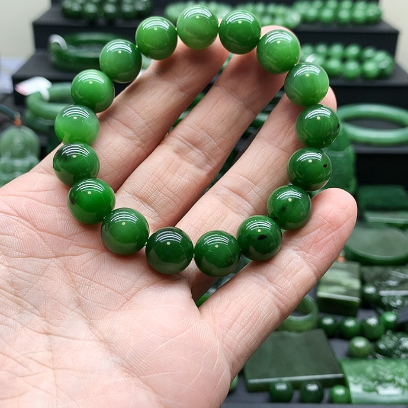 【闪购商品】和田玉（碧玉）手链未镶嵌天*