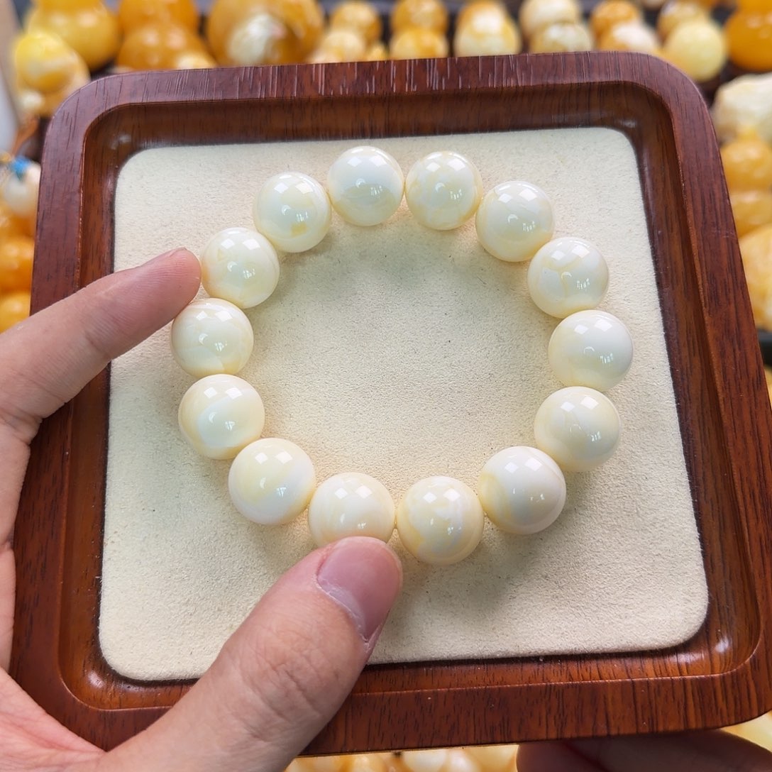 琥珀未镶嵌珠宝奇石16mm同料