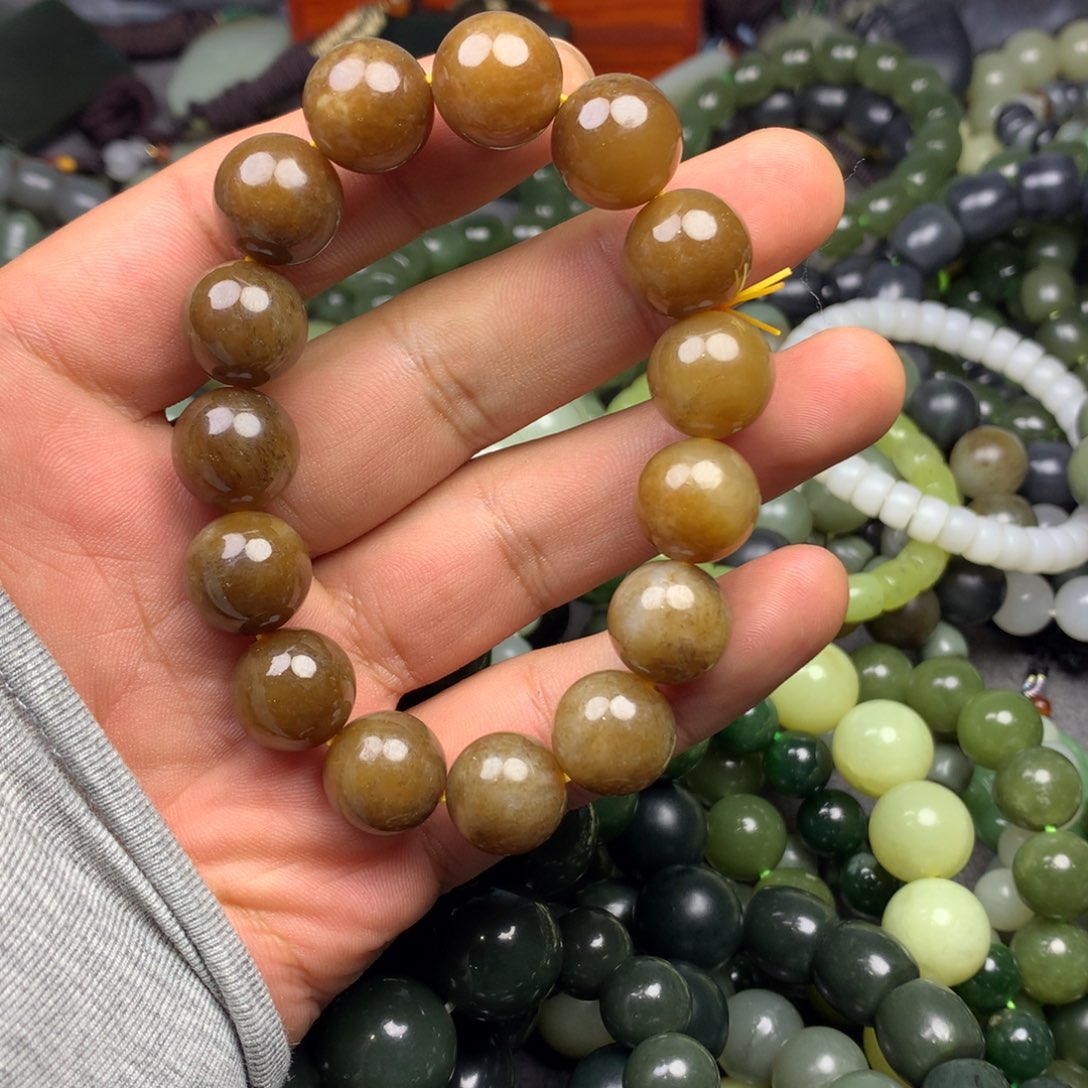 和田玉手链未镶嵌