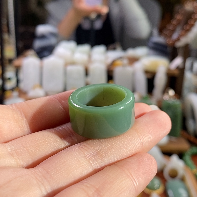 【闪购商品】吊坠(不含链)未镶嵌和田玉戒指15