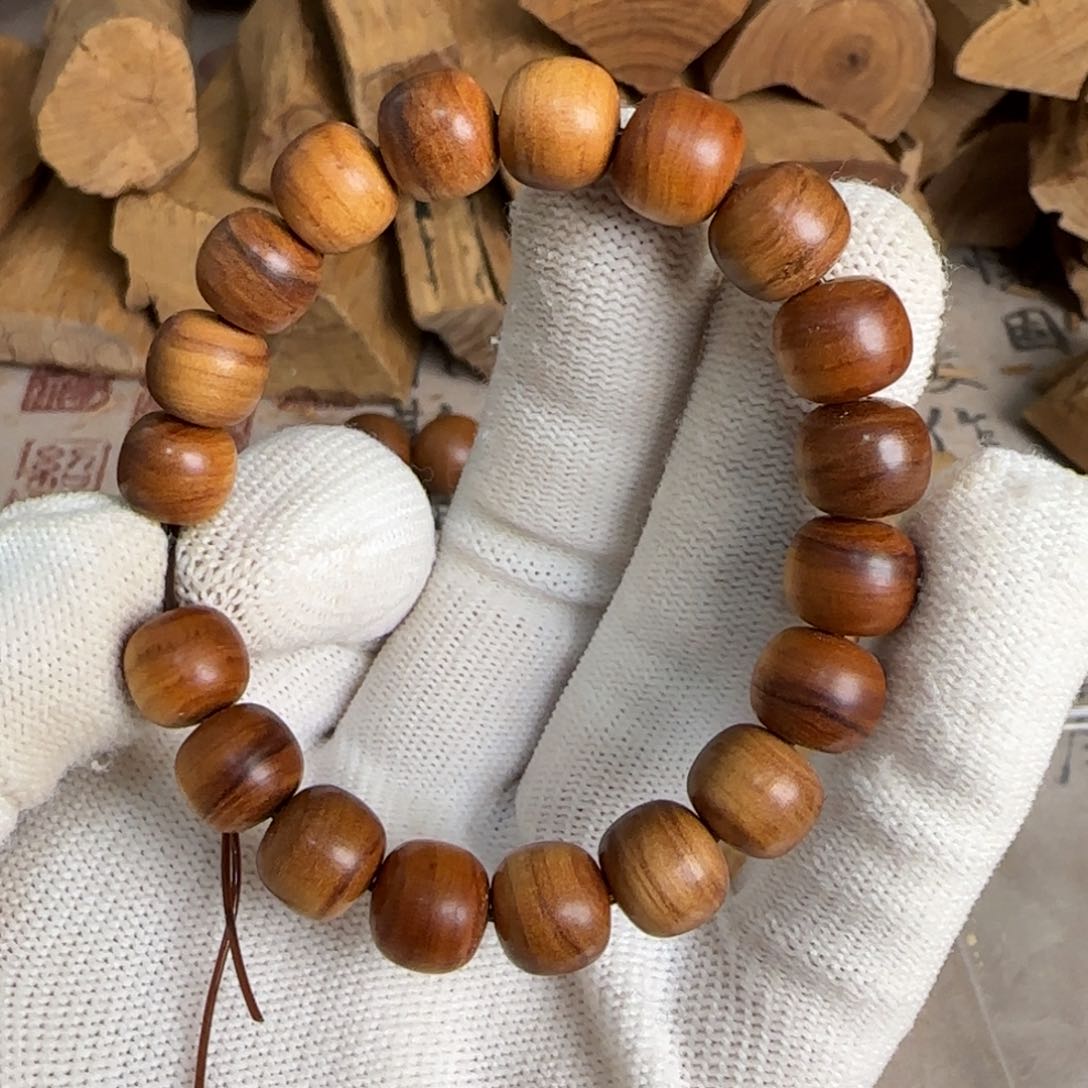 檀香木手串/手链9.10沉水款四剖料