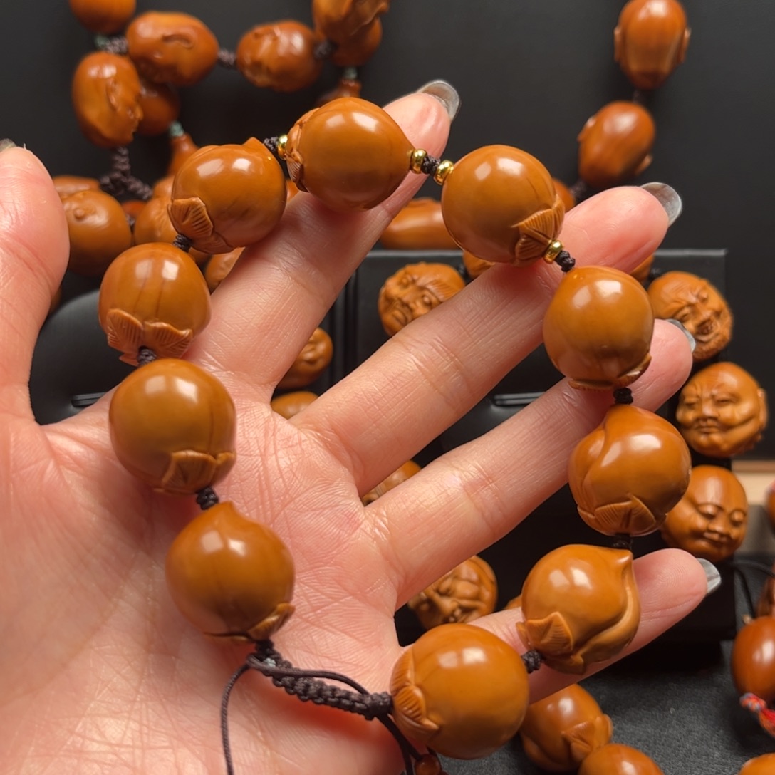 橄榄核手串寿桃16