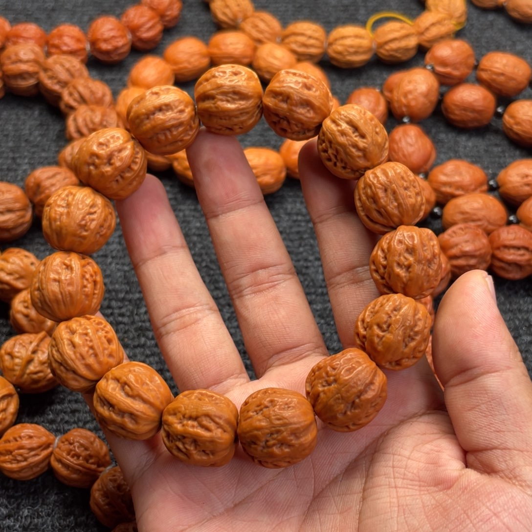 悟***～手串文玩核桃肉筋八棱