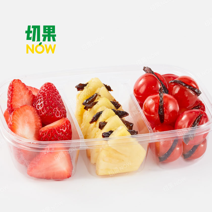 果切【三拼】奶油草莓+乌梅小番茄+凤梨乌梅 约300g