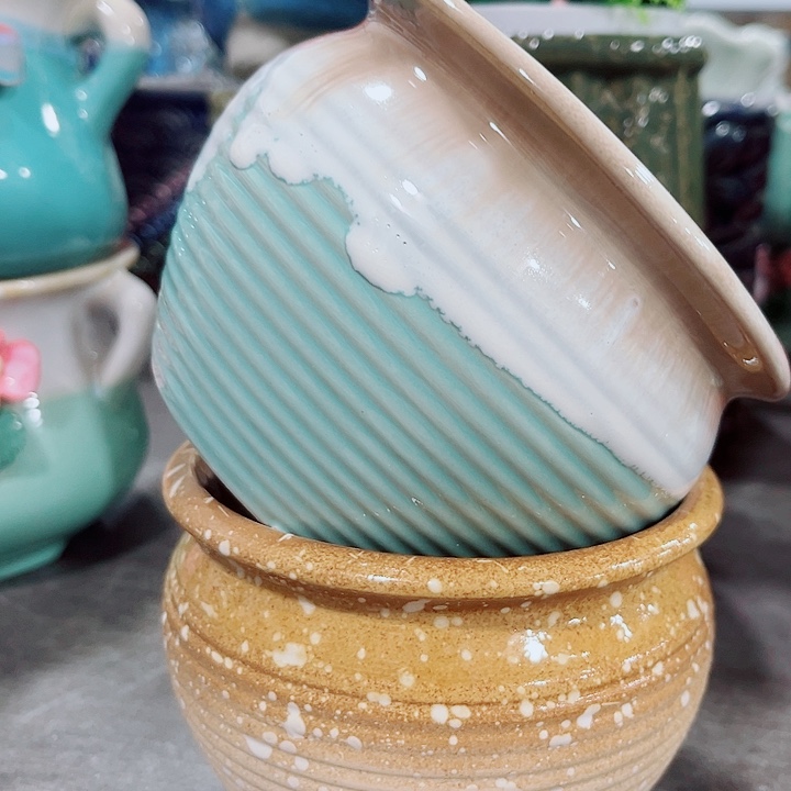 多肉陶瓷花盆满10元包邮