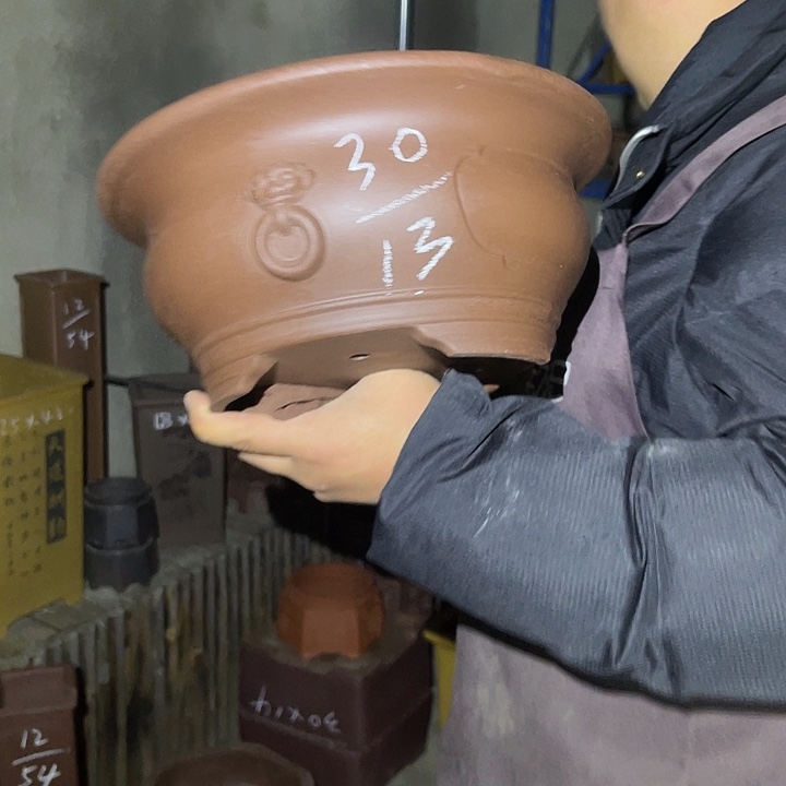 紫砂花盆紫砂等传统