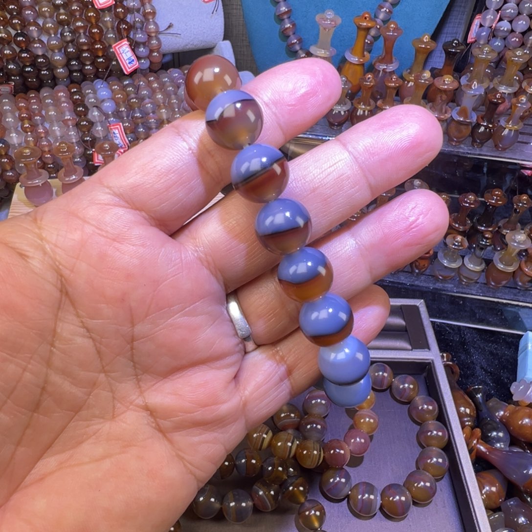 玛瑙/玉髓未镶嵌手串