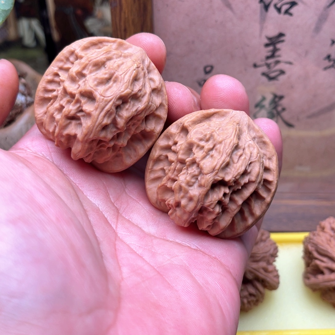 吊坠文玩核桃39野狼