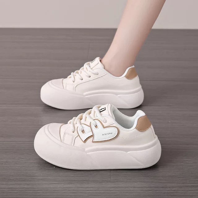 秋冬皮面百搭学生板鞋小白鞋XT137