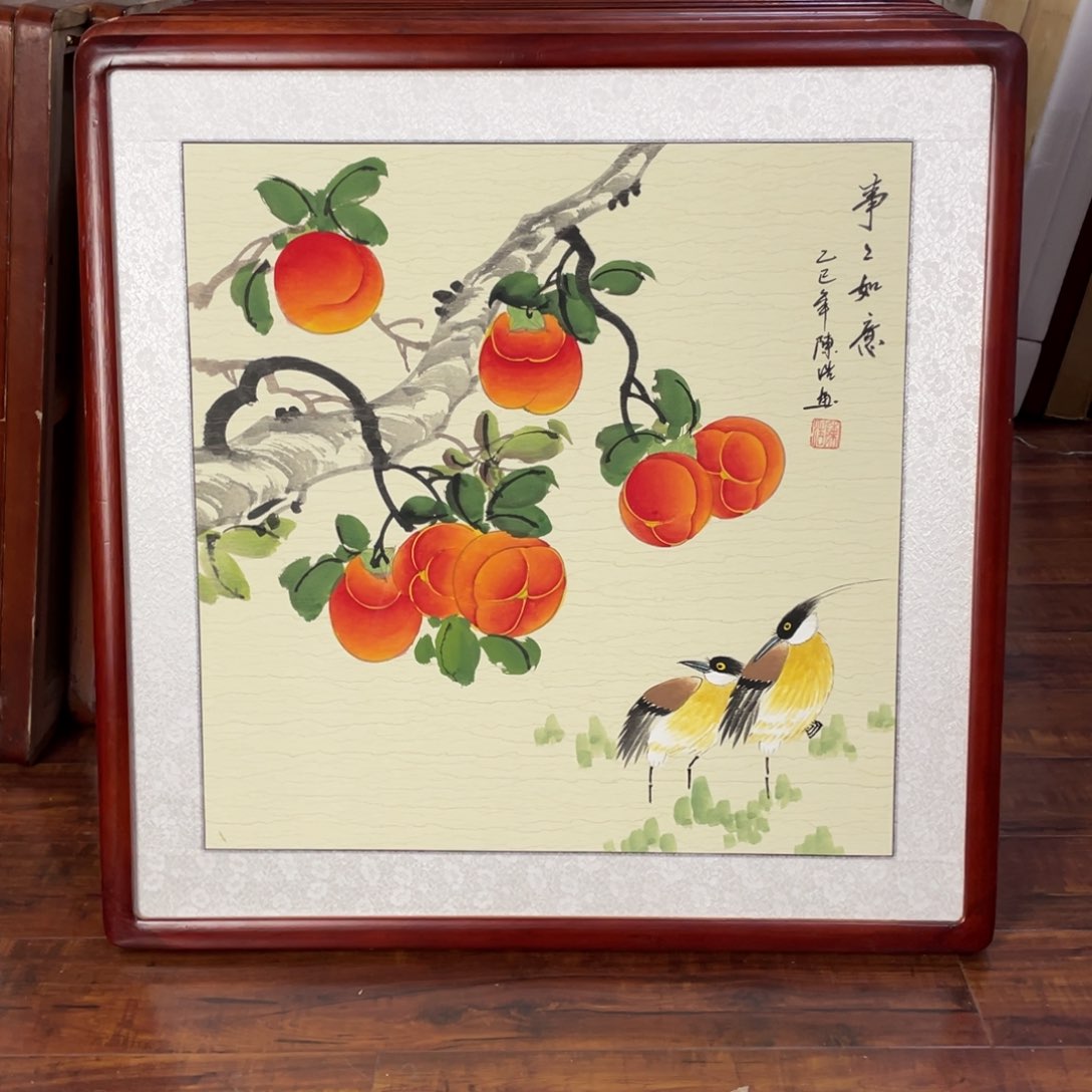 国画带框尺寸63*63厘米