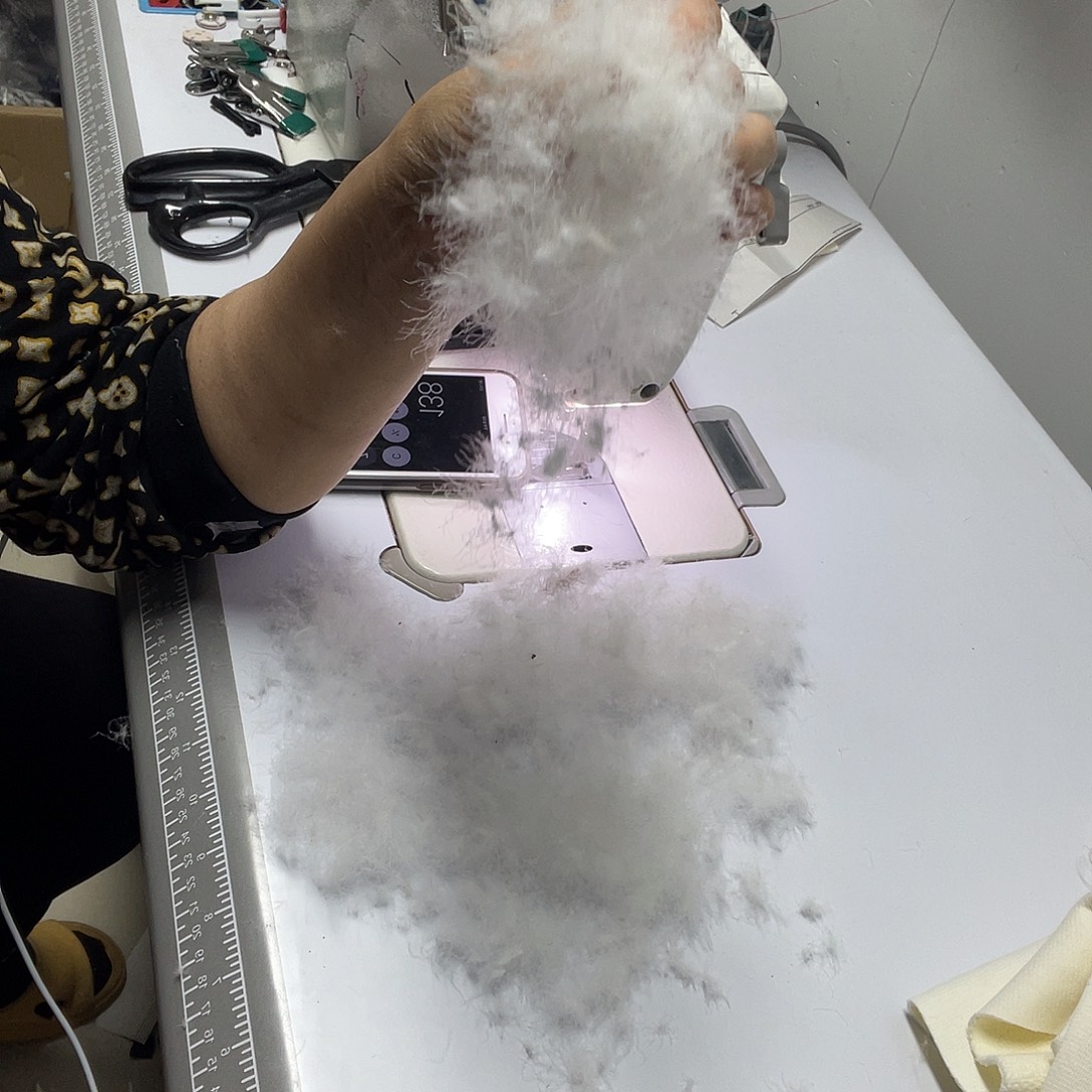 进口鹅绒白色大朵绒