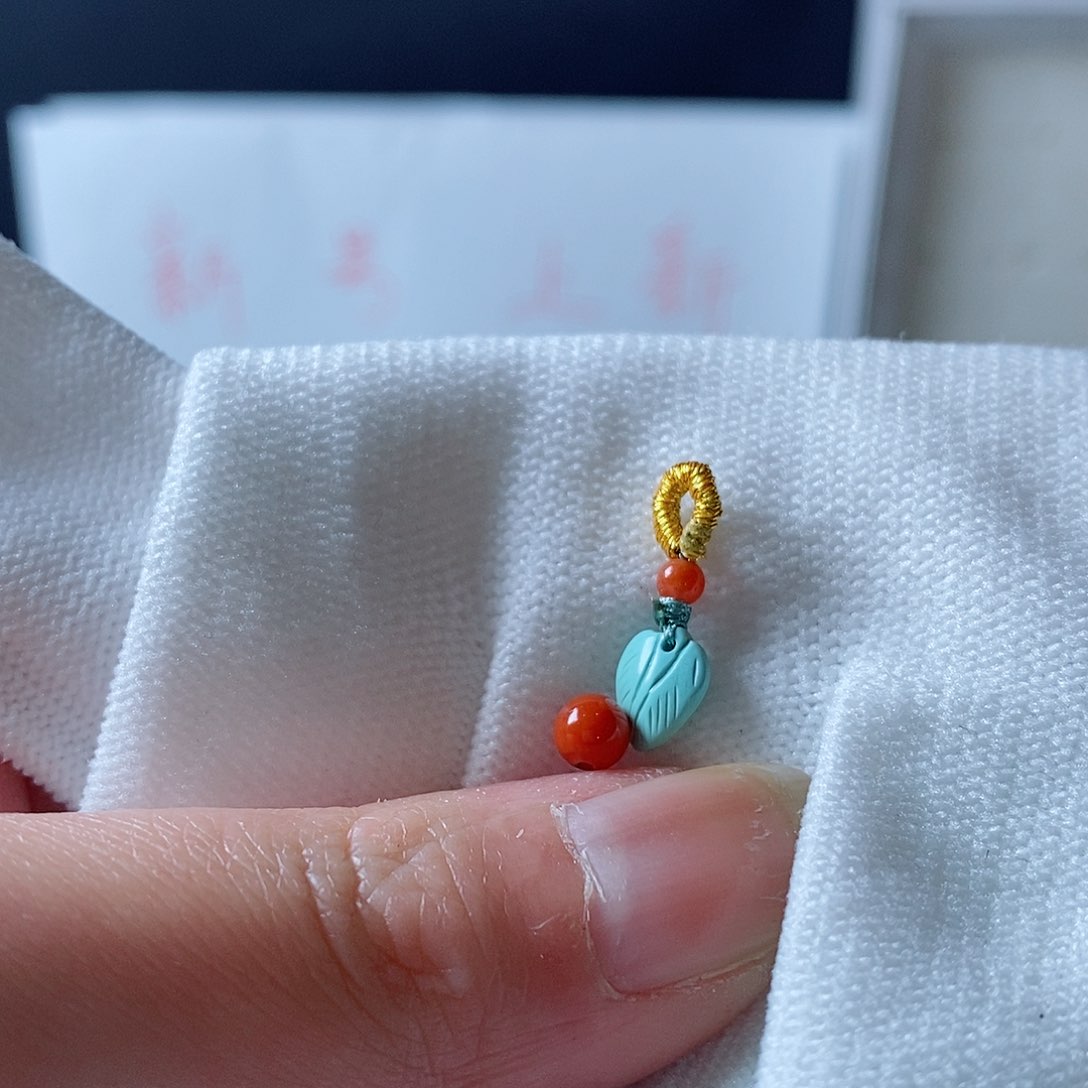 南红玛瑙颈饰未镶嵌