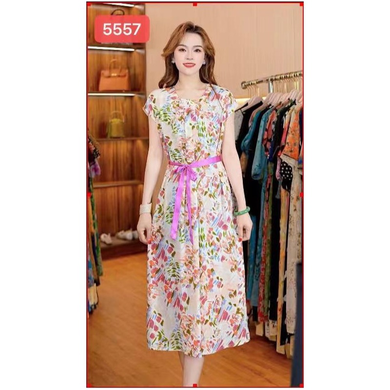 5557-28新款舒适时尚休闲连衣裙