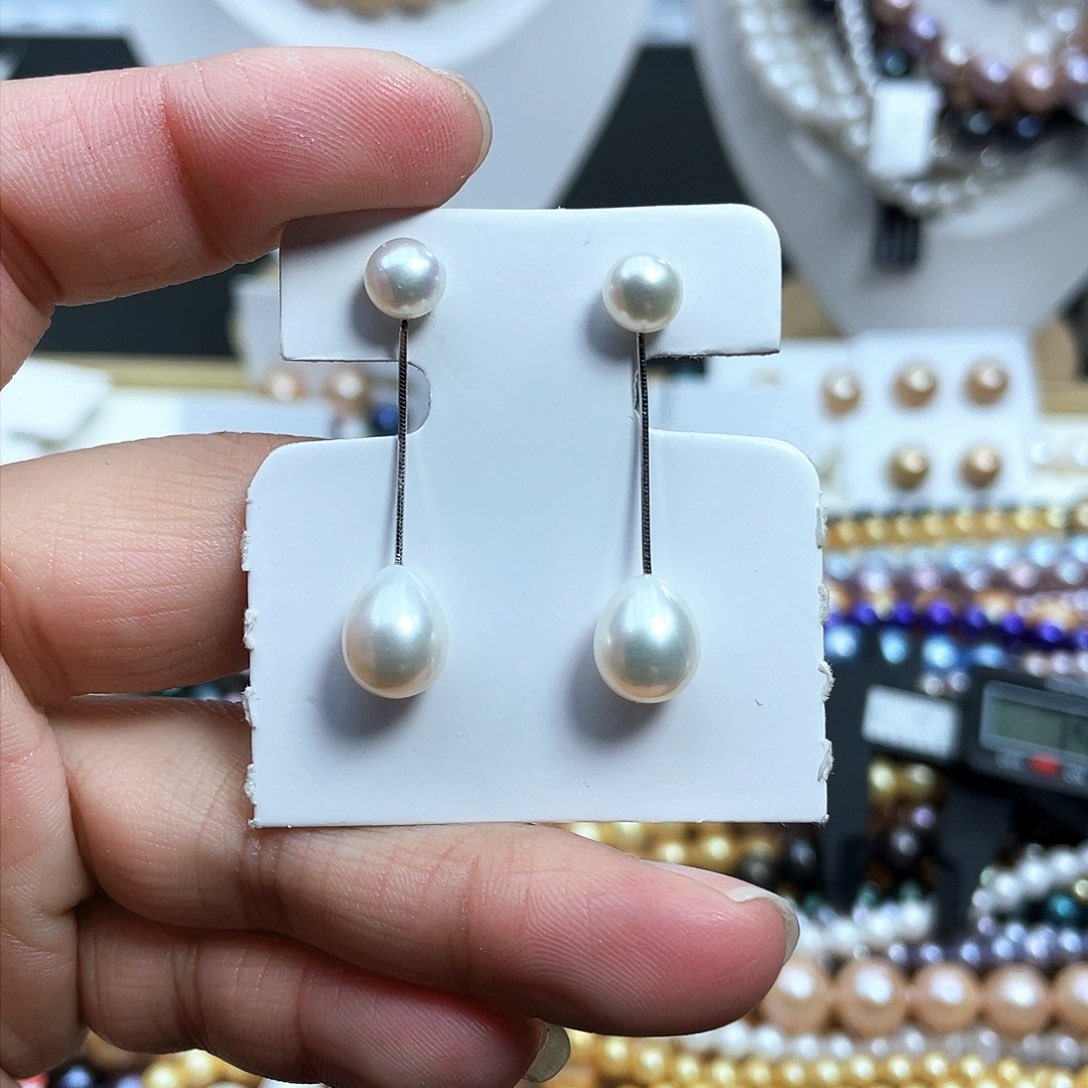 淡水珍珠项链银S925镶嵌