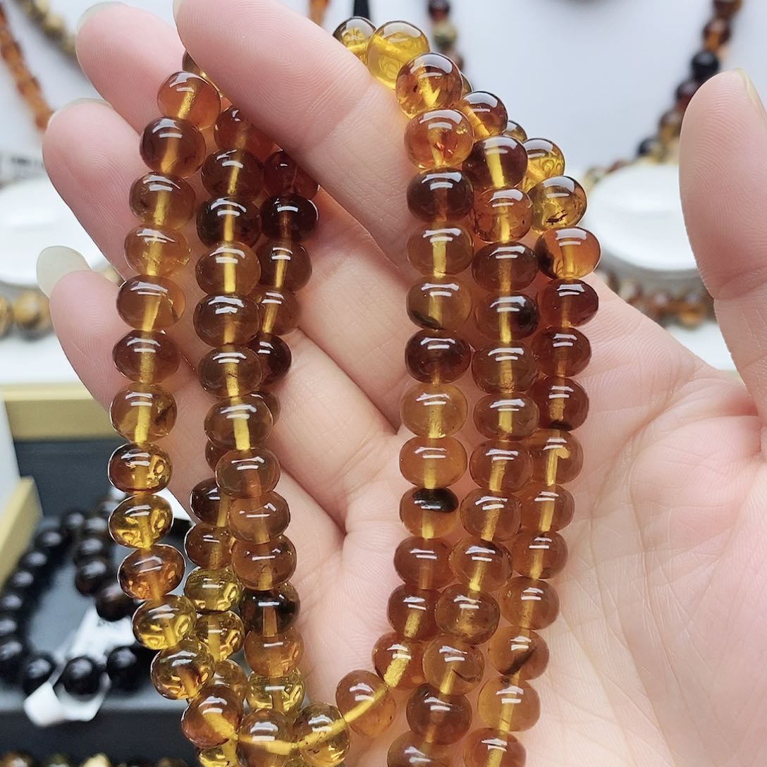 琥珀颈饰未镶嵌琥珀8