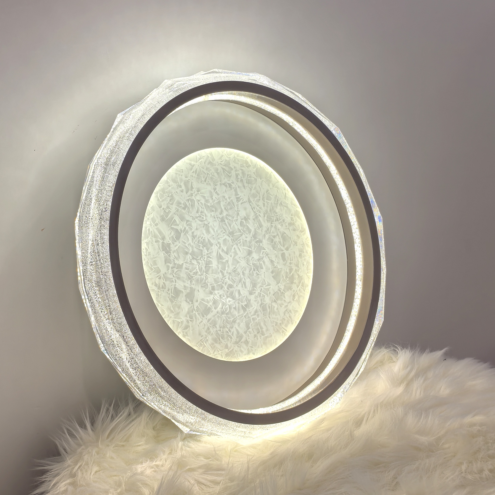 2025新款简约轻奢卧室灯LED房间书房吸顶灯简约轻奢钻石中山灯具