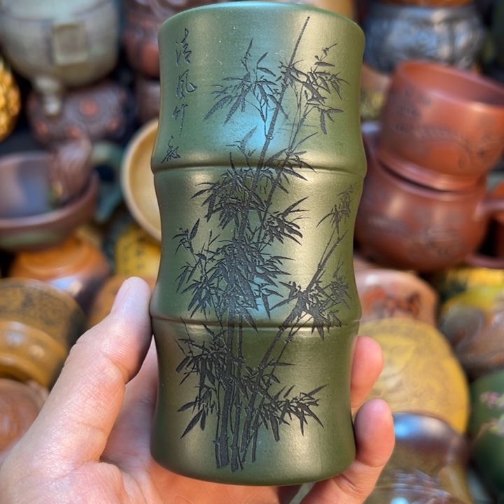 茶杯紫砂宜兴紫杯子