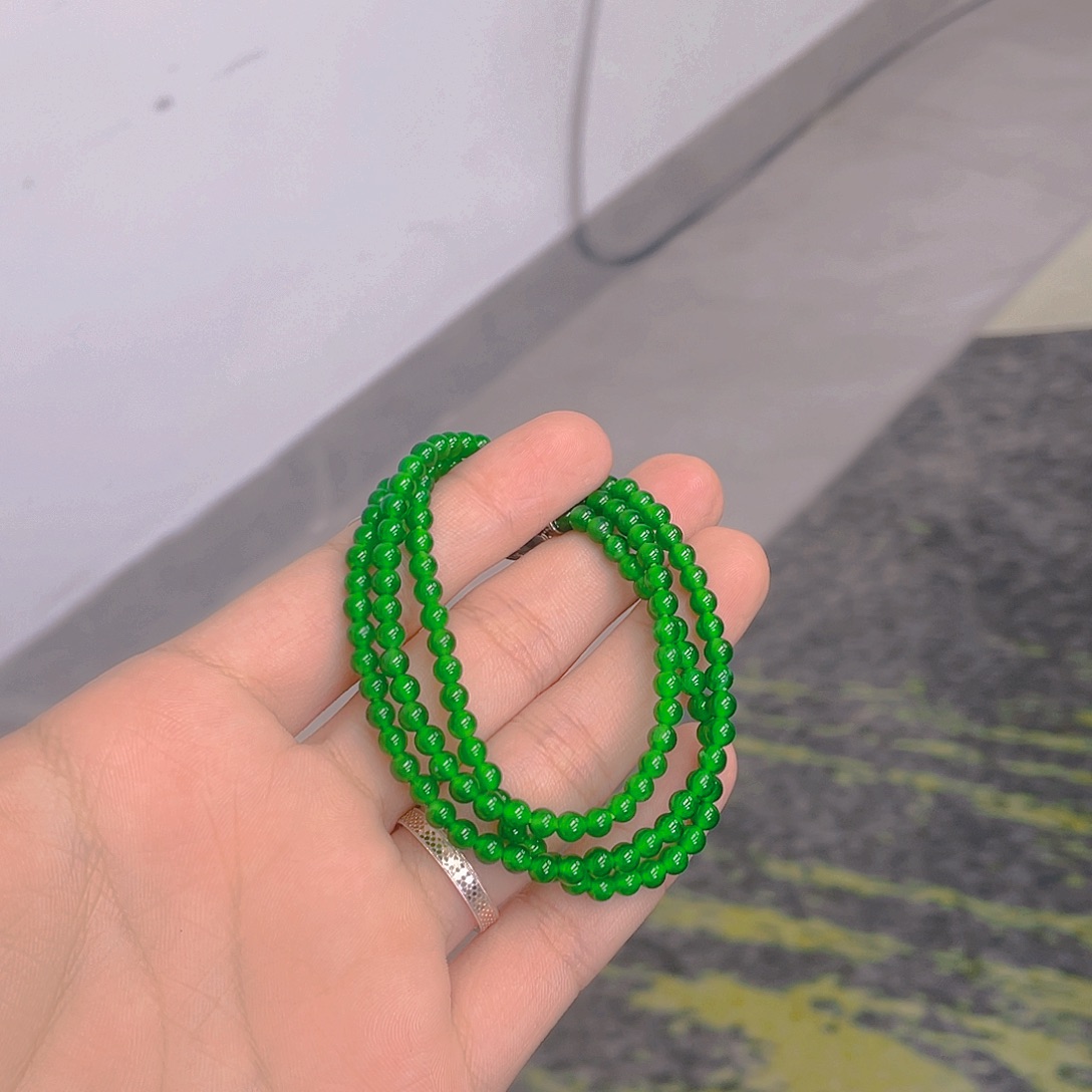 翡翠未镶嵌项链卡4