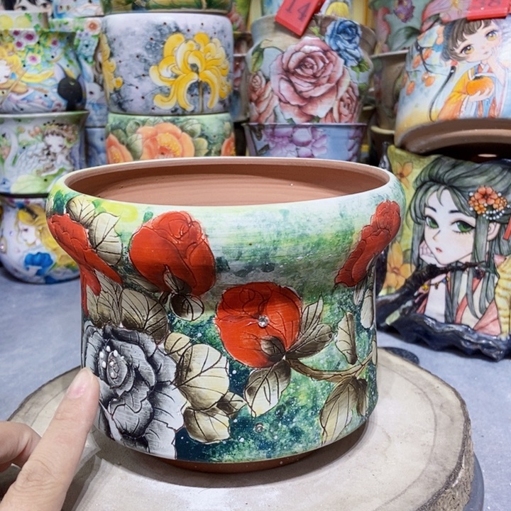 景德镇艺术手绘作品