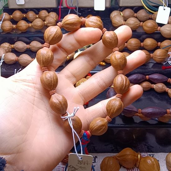 橄榄核手串/手链橄榄核手串三花铁核蒜头1.5