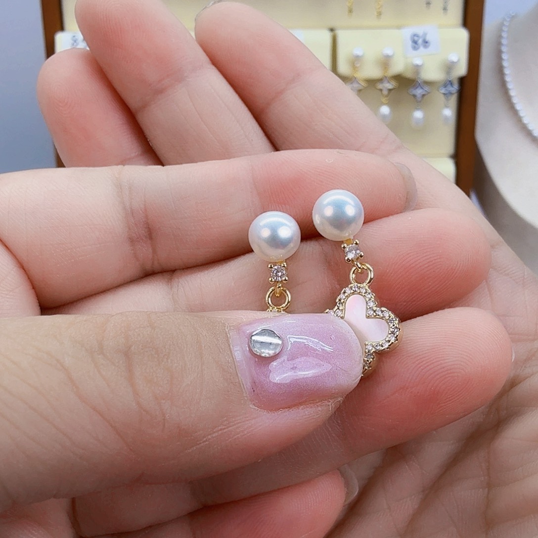 未镶嵌耳饰淡水珍珠