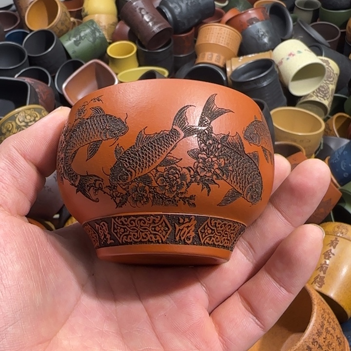 茶杯紫砂全手工制作工艺