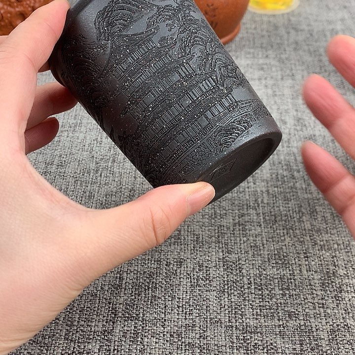 紫砂茶杯高端主人杯