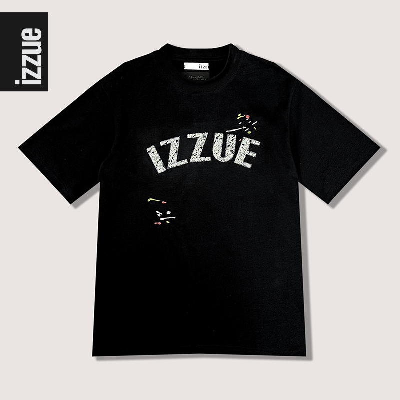i.t izzue【高端线】纯棉百搭短袖夏季户外休闲T恤设计师简约潮流F