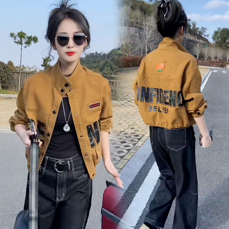 2025春季新款韩版宽松休闲百搭牛仔外套女设计感小众洋气减龄上衣
