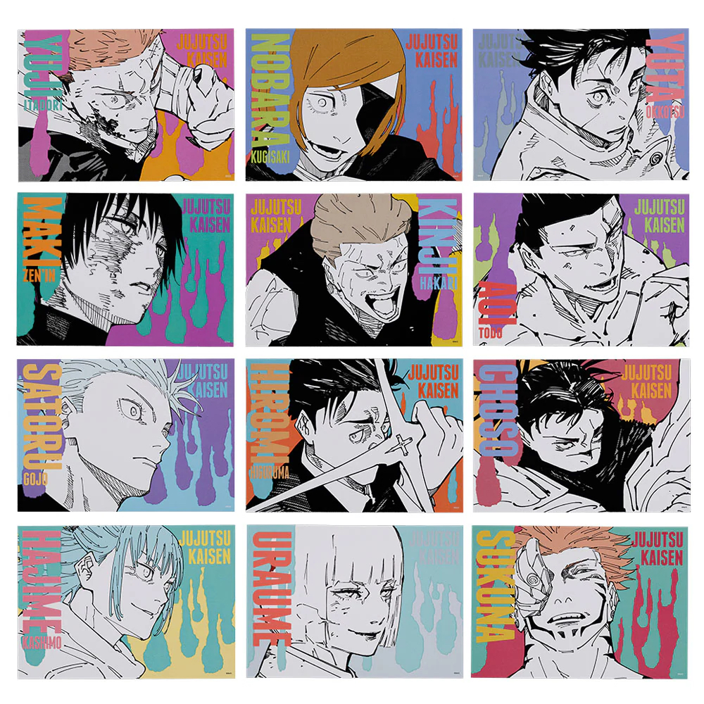 咒术回战原画艺术卡动漫周边潮玩盲盒蓝澜谷屋